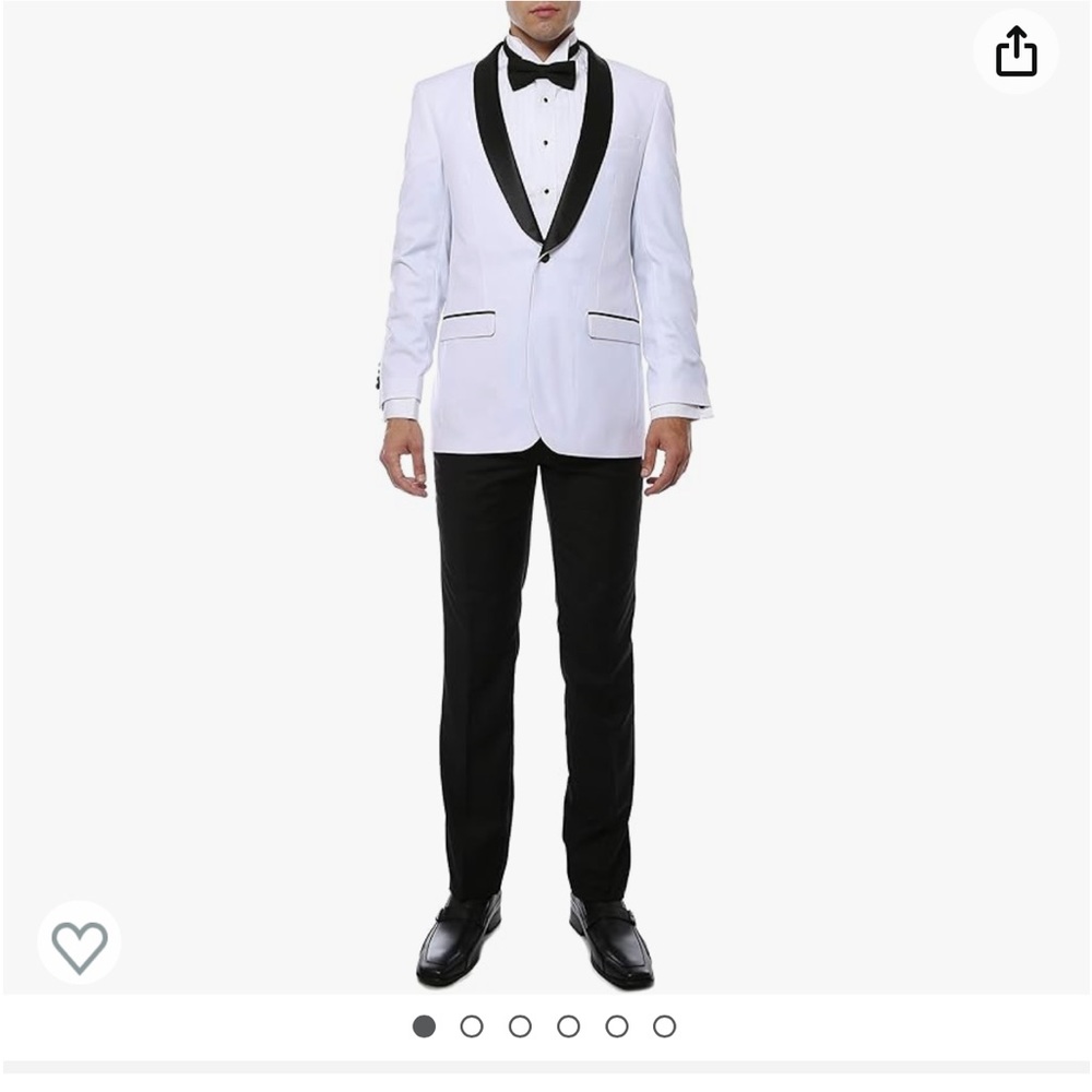 Ferrecci Men’s Tuxedo / White Dinner Coat